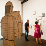 Marco Raparelli, senza nome, 2012, disegni a matita e pennarello su carta, sagome in MDF