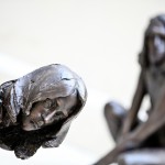 Homo Erectus, bronzo,grandezza naturale,2008
