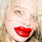 Terry Richardson - Sky Ferreira wearing plastic red lips #3 -  www.terrysdiary.com